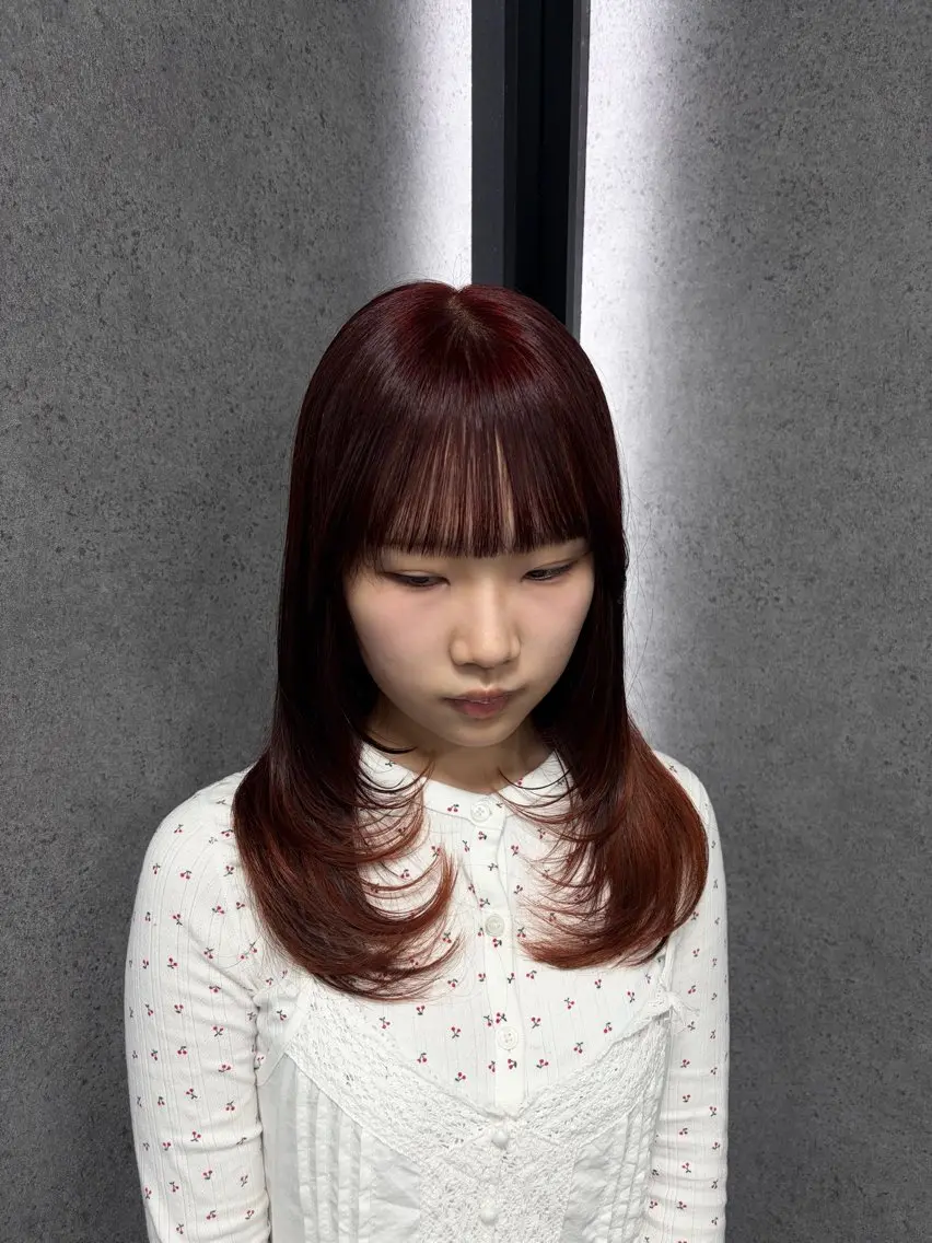 カラー 窪田 琉空のヘアスタイル