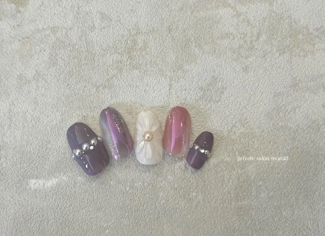 ネイル 春ネイル nail salon monailのネイルデザイン