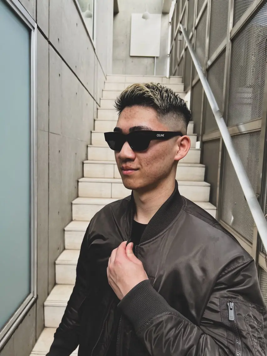 ショート メンズ カット ヘッドスパ ヘアセット 豊崎 佑輔のヘアスタイル