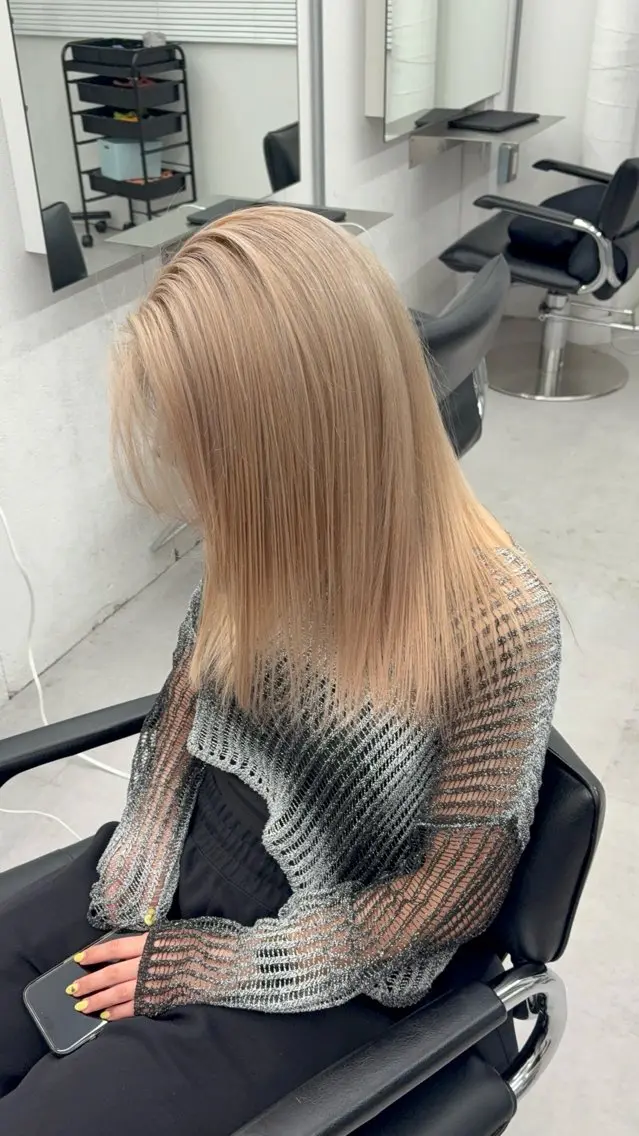 ミディアム カラー ‪🤎ミルクティー‪ レイヤー/まひら🧸のヘアスタイル