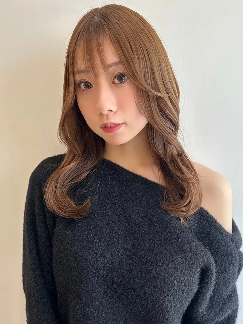 セミロング カット トリートメント 栄/平日限定✨ REIRIのヘアスタイル