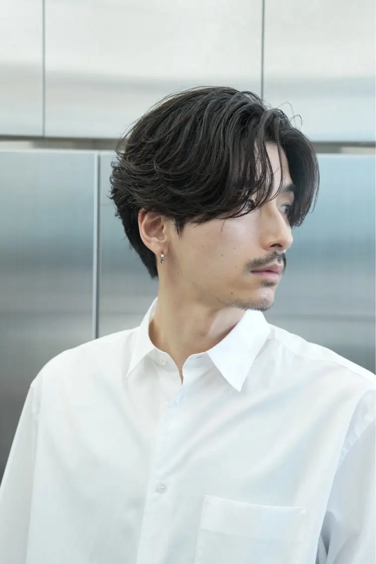 カット(スタイリストの方が施術致します)+ニュアンスパーマの写真