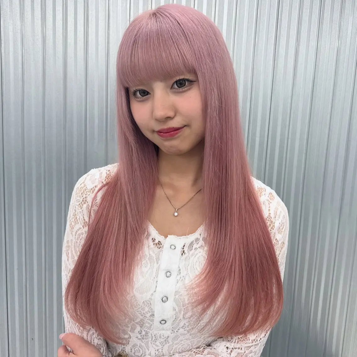 ロング カラー ピンク🎀/ベージ ュ🧸🥞/ユウキのヘアスタイル