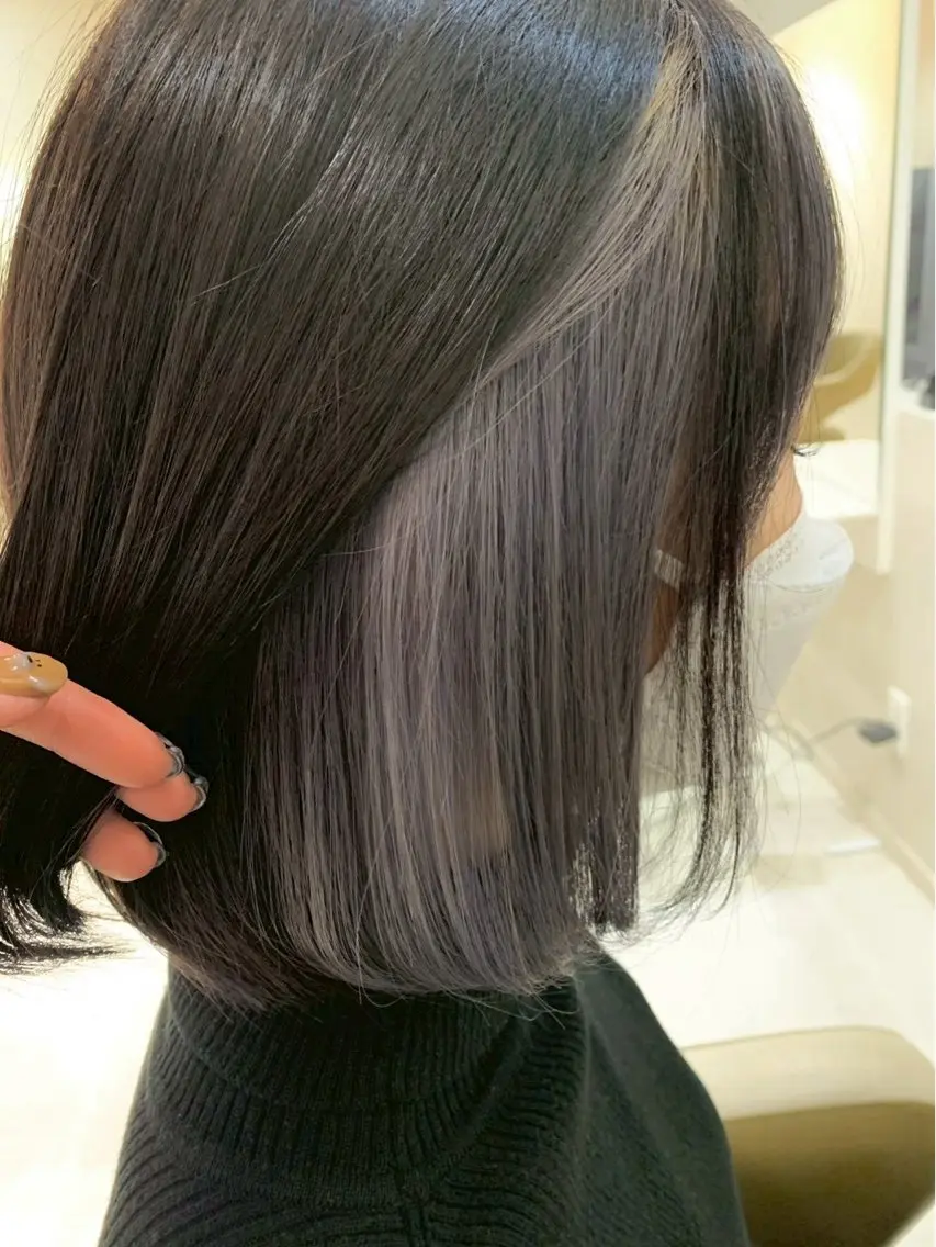 ミディアム 濱村 飛来のヘアスタイル