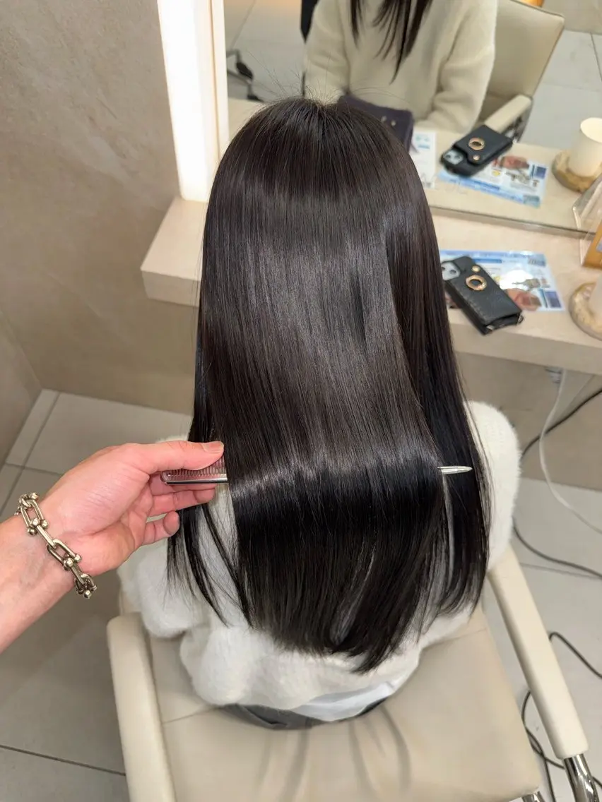 ロング 名古屋/レイヤー 島原 由璃のヘアスタイル