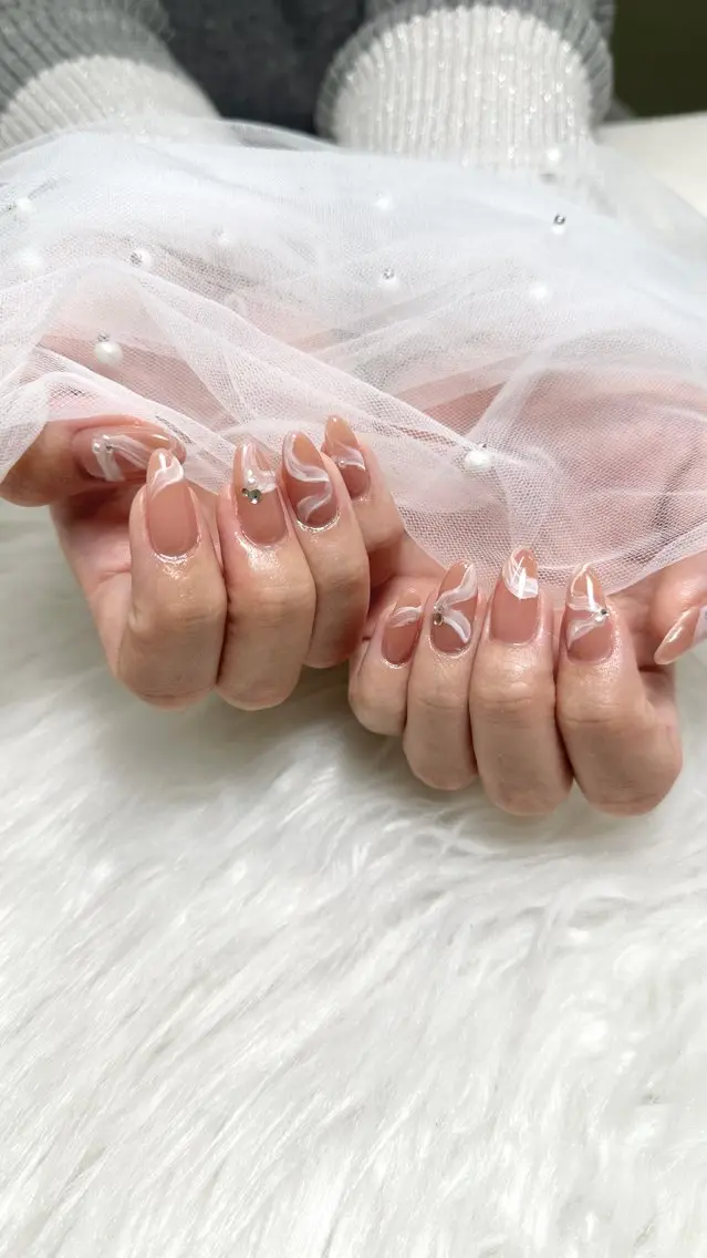 ネイル ハンドネイル SAKURA momo京橋のネイルデザイン