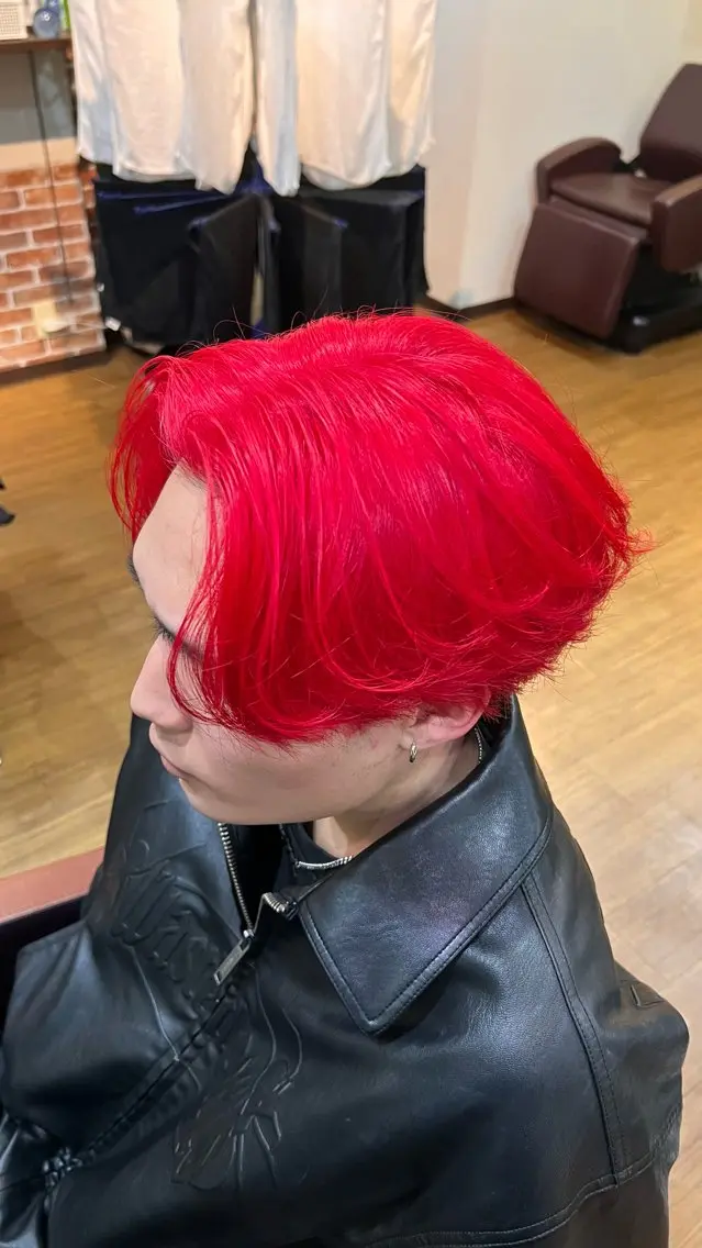 ショート カラー メンズ メンズブリーチ ブリーチ 野村 星斗のヘアスタイル