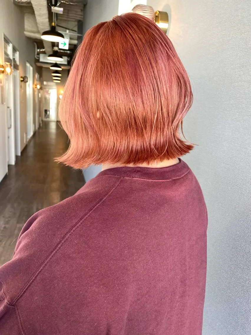 ミディアム カラー カット ヘアカラー トリートメント 似合わせカラーパーマ 🌿kitin米川のヘアスタイル