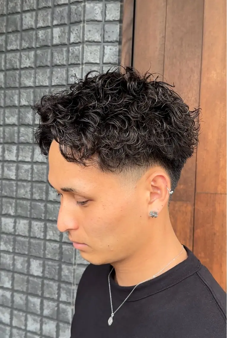 パーマ メンズ カット パーマ RITZ 小平颯真のヘアスタイル