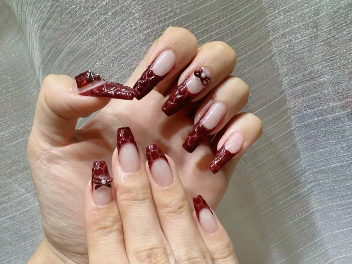 ネイル アニマル柄 アートネイル フットネイル ジェルネイル マグネットネイル Babarla nailのネイルデザイン
