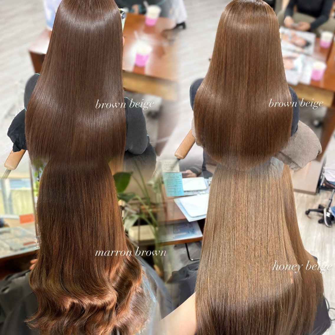 ロング ヘアカラー ワンホン/ 艶カラー arikaになのヘアスタイル