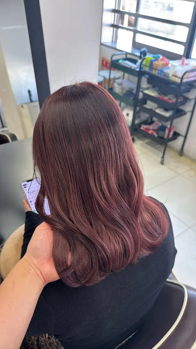 ミディアム カット トリートメント LUMINA 🎀kaho🎀のヘアスタイル