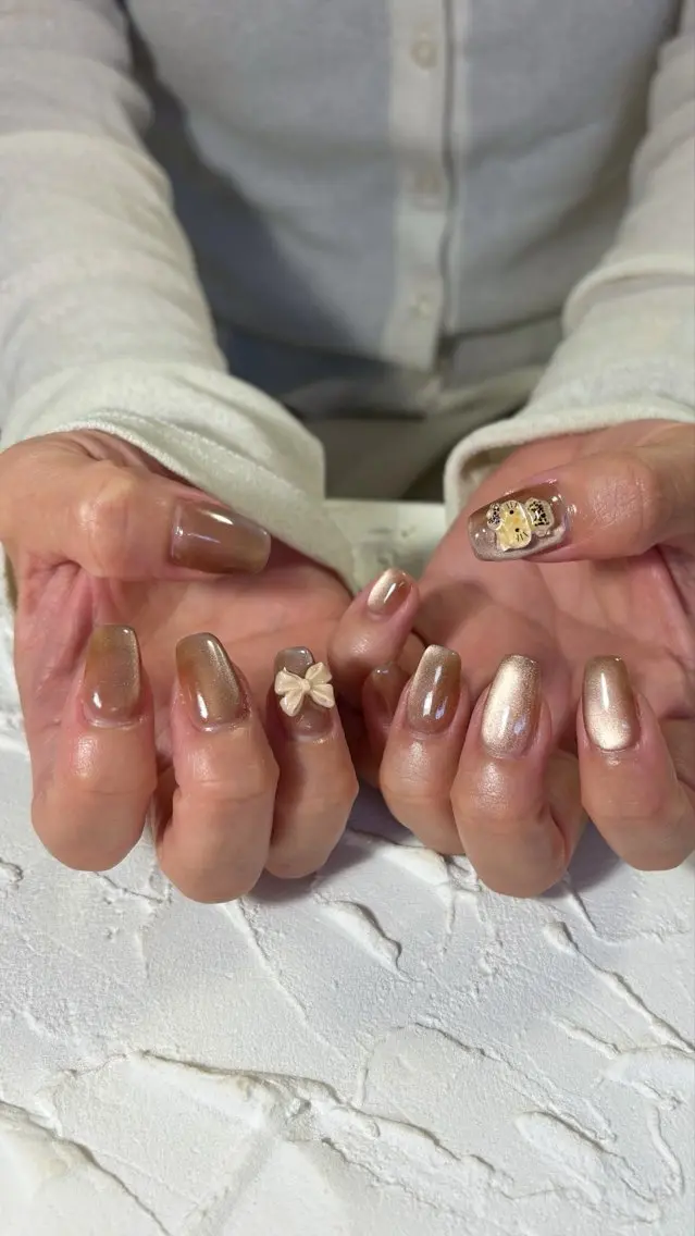 ネイル マグネットネイル Lofinails ちひろのネイルデザイン