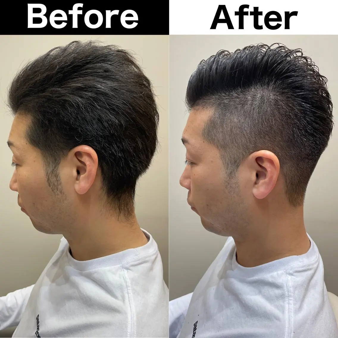 メンズ ビジネス メンズ就活ヘア メンズパーマ ツーブロック 刈り上げ Soleria 田中慎一のヘアスタイル