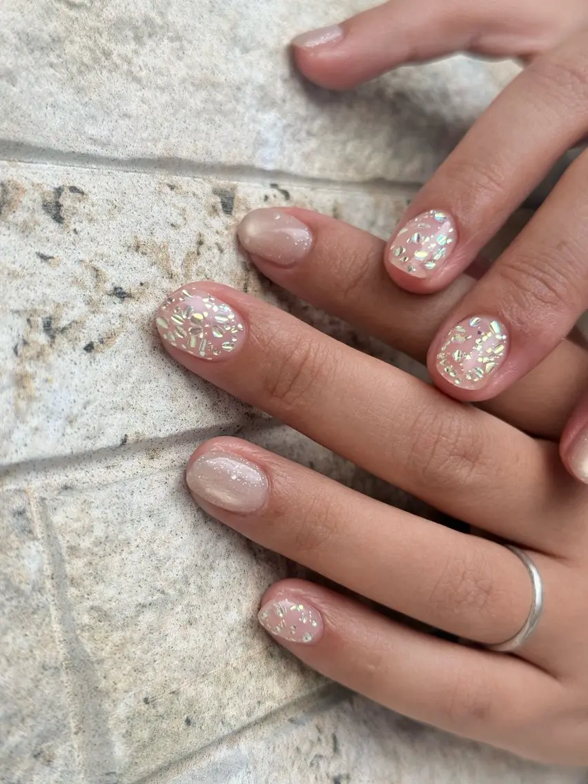 ネイル キラキラネイル colza nail salonのネイルデザイン