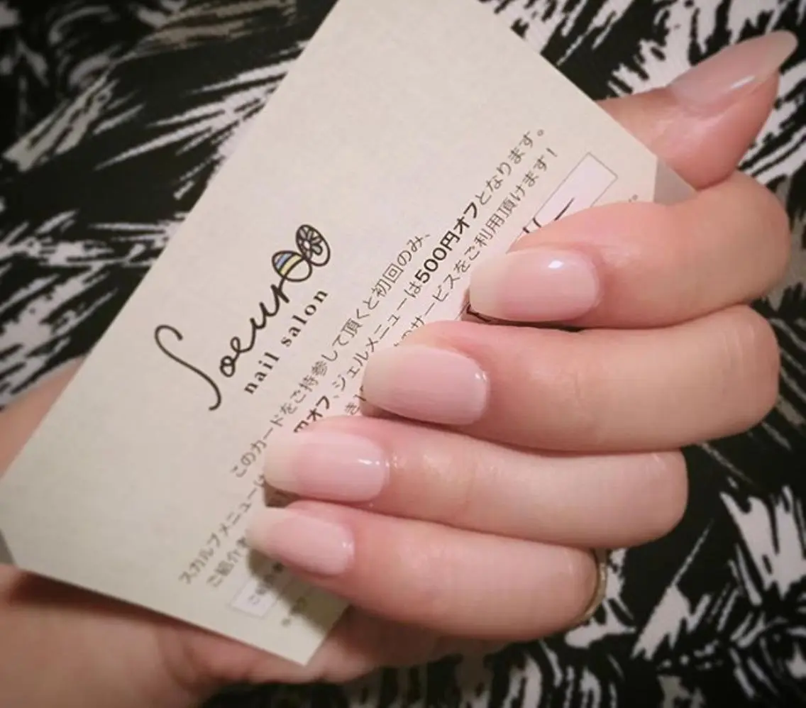 ネイル ジェルネイル ワンカラーネイル シンプルネイル nail salon Soeurのネイルデザイン