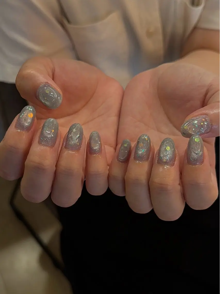 ネイル マグネットネイル ハンドネイル Salon Ｋのネイルデザイン
