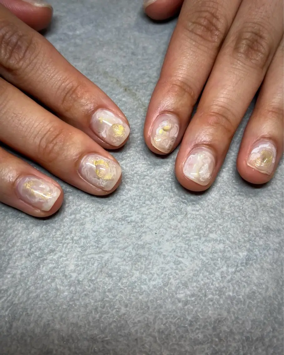 ネイル ハンドネイル フットネイル kiii.__ ✴︎*のネイルデザイン