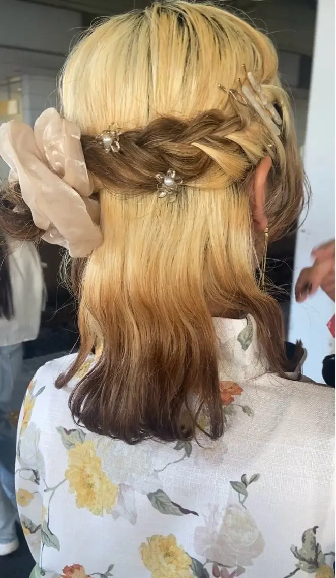 ヘアアレンジ 浴衣 yuzduki /ユヅキのヘアスタイル