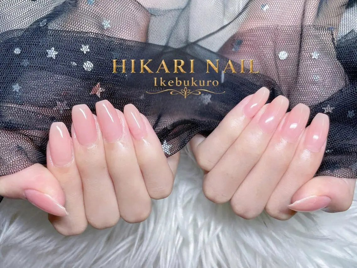 ネイル チークネイル 長さ出し フレンチネイル ガーリー ハロウィン ハンドネイル HikariNail Ikebukuroのネイルデザイン