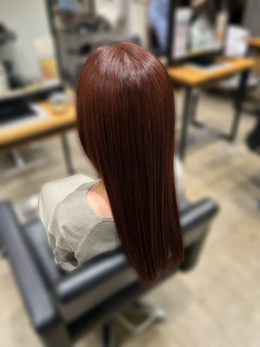 ロング カラー ヘアカラー くろだ かなのヘアスタイル