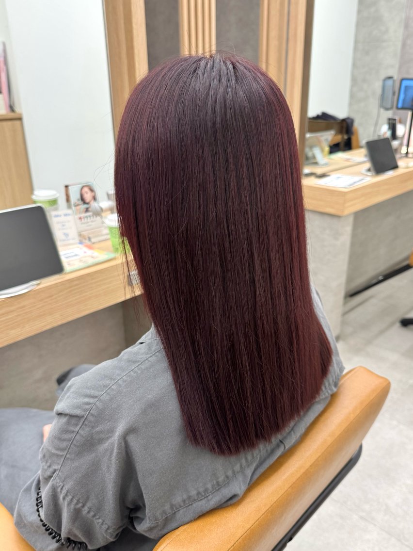 ロング カラー カット ヘアカラー けー すけのヘアスタイル