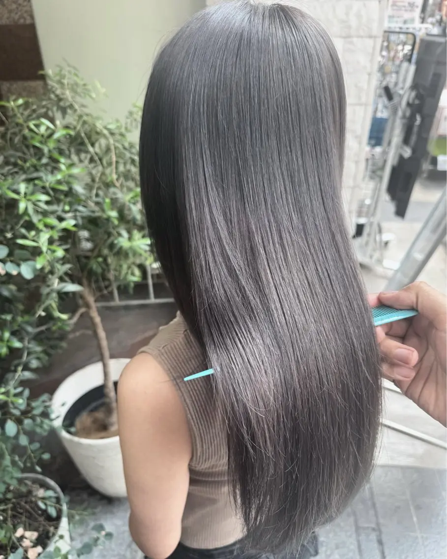 ロング カラー EARTH 山﨑龍馬のヘアスタイル