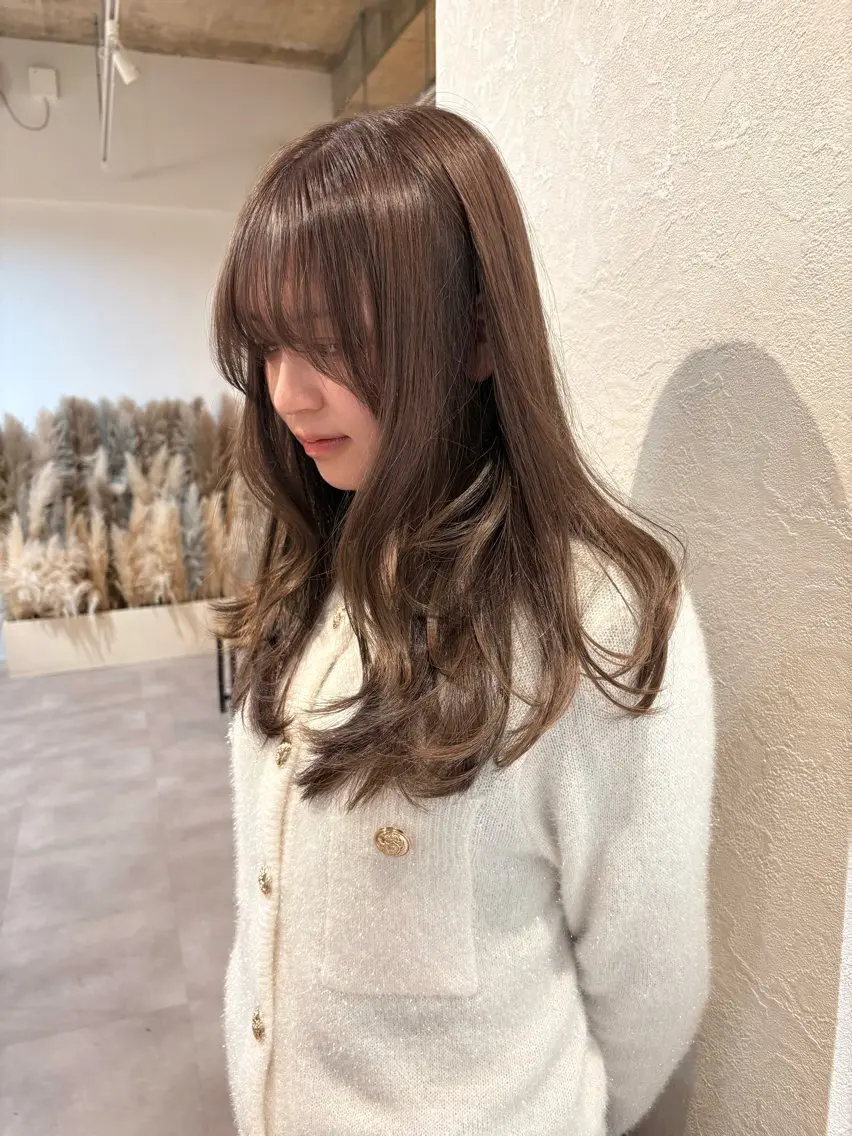 セミロング レイヤー/エクステ Veluaのヘアスタイル