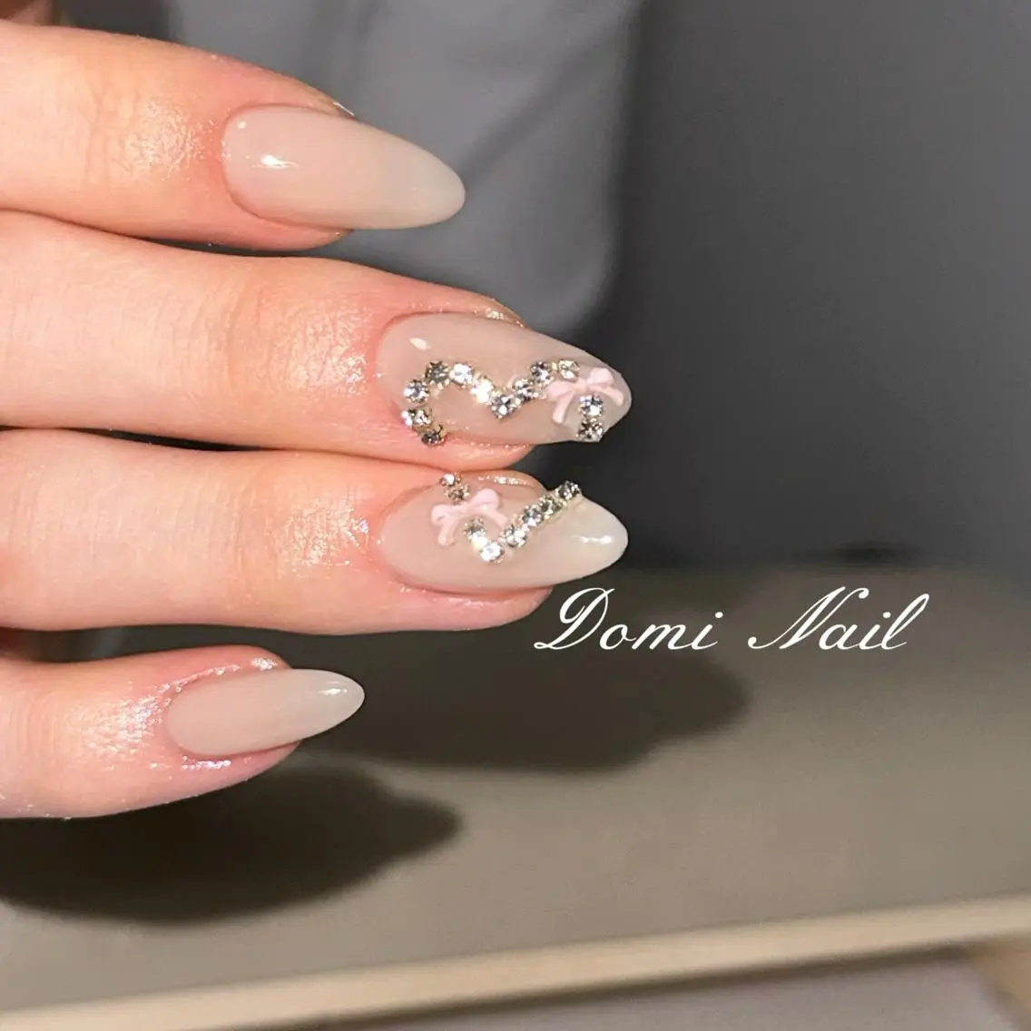 ネイル 持ち込み バレンタイン Domi Nail Salonのネイルデザイン