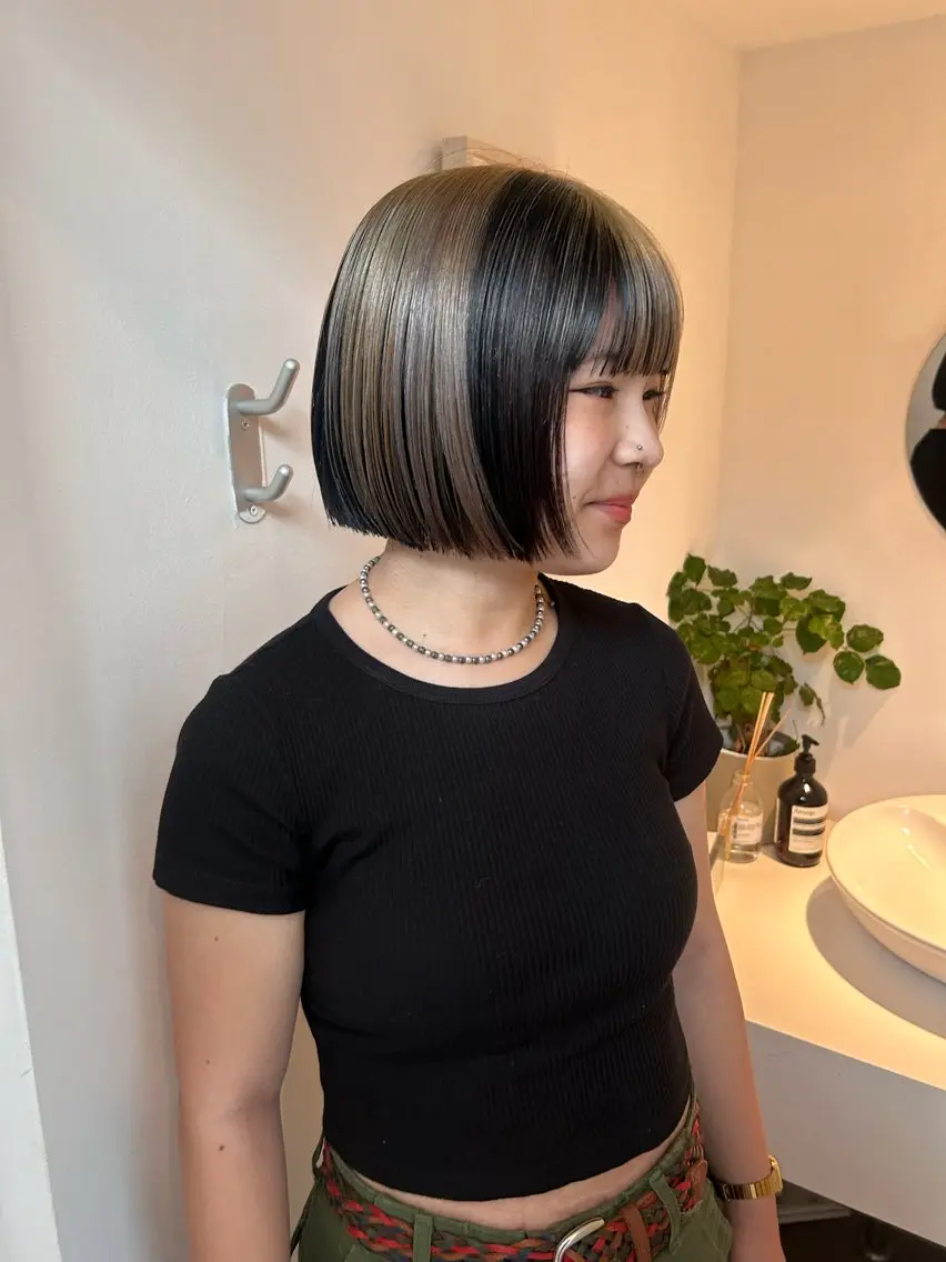 カラー かがやしづ ⭐️カラーモデルのヘアスタイル