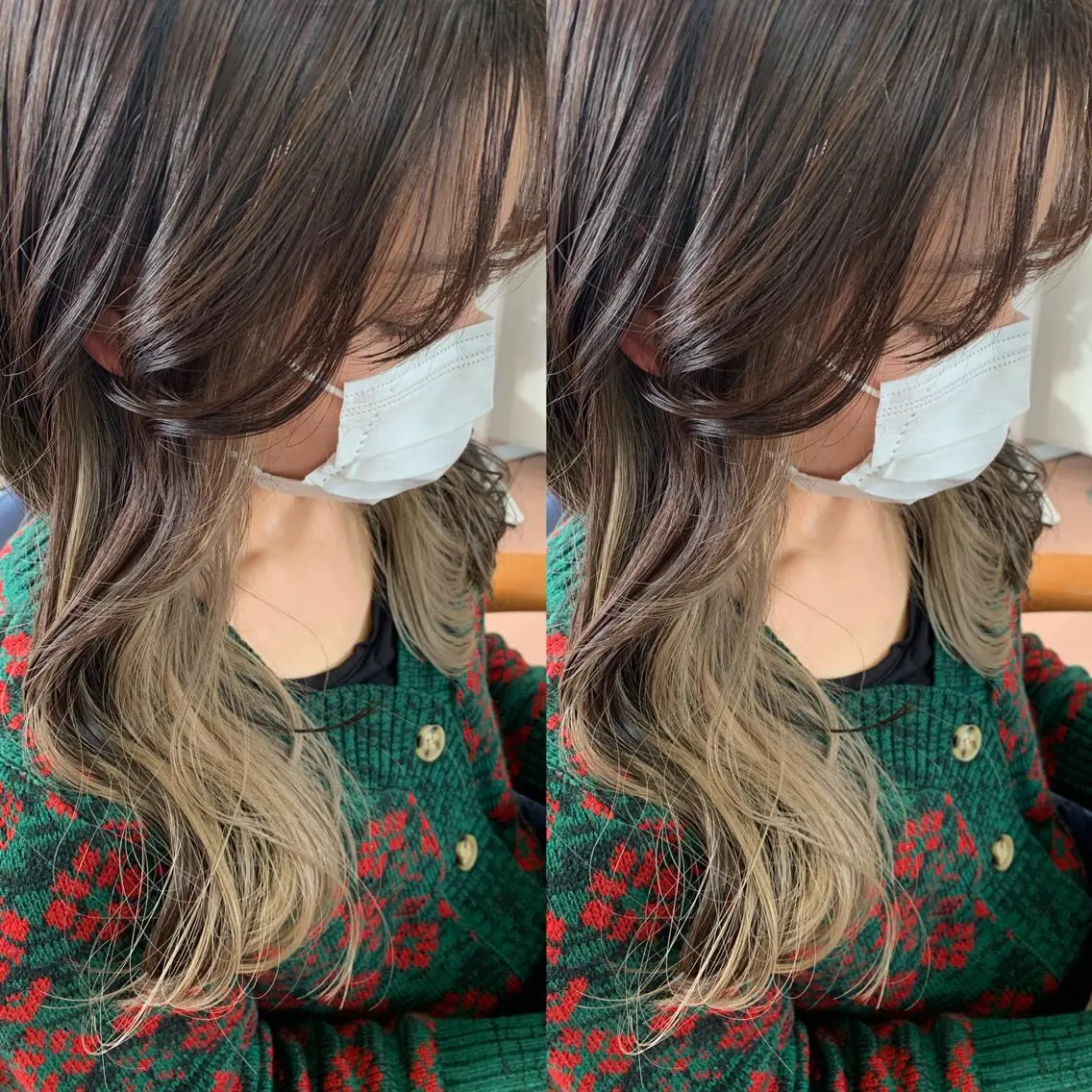 ロング 小澤 志穂のヘアスタイル