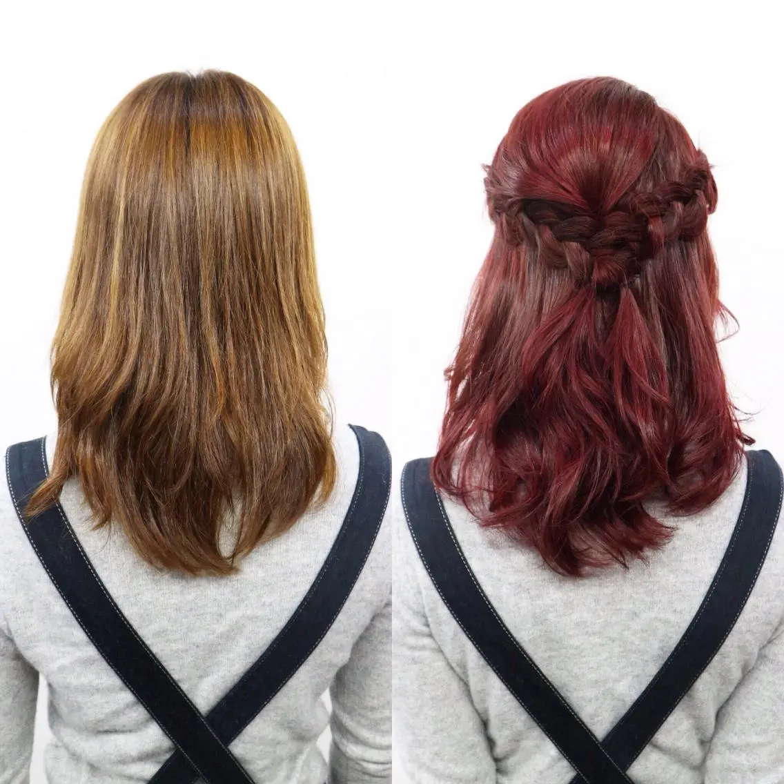 セミロング カラー トリートメント ヘアカラー 今泉 周のヘアスタイル
