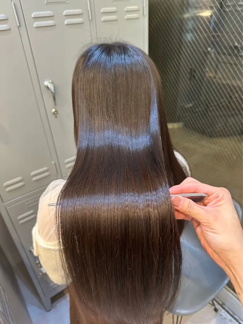 ロング カラー 髪質改善 ヘアカラー 🌙髪質改善カラー Momoka🦋のヘアスタイル