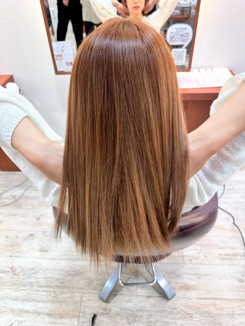 ミディアム 大前 吏央のヘアスタイル