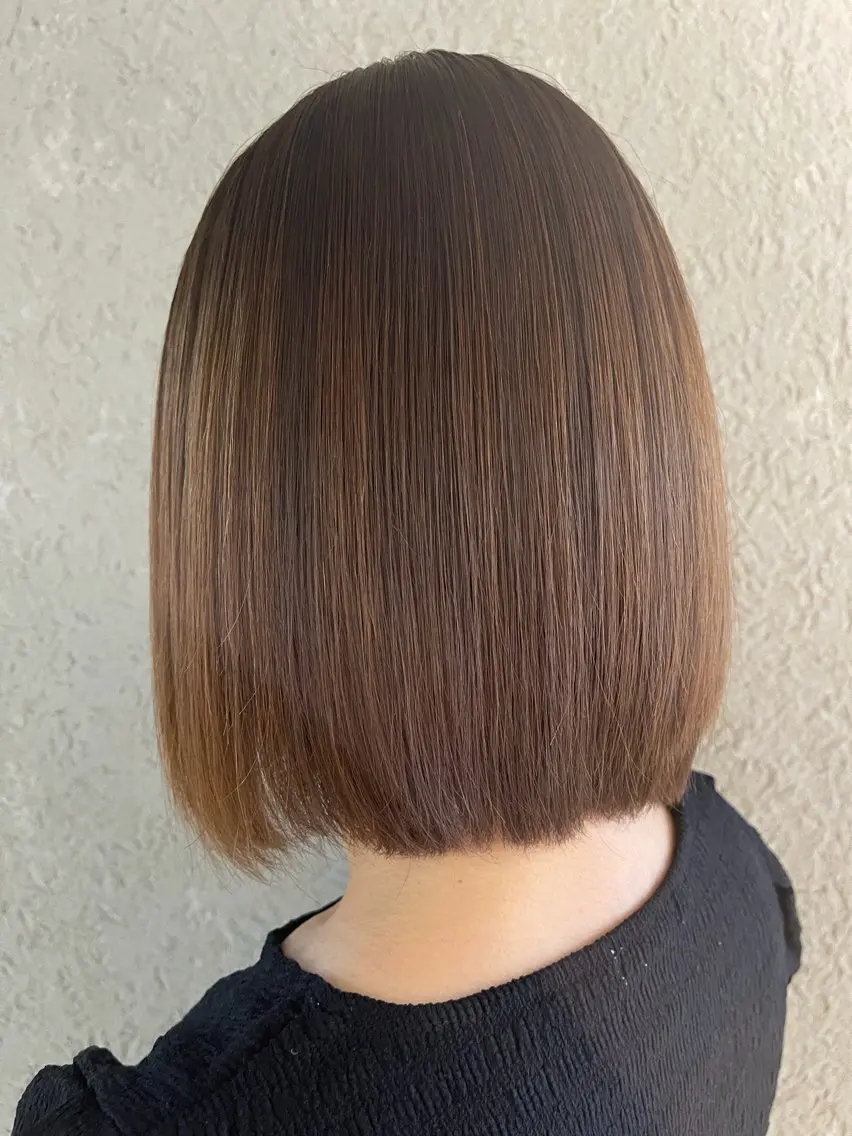 ミディアム Heart box 仲嶺　瑠輝のヘアスタイル