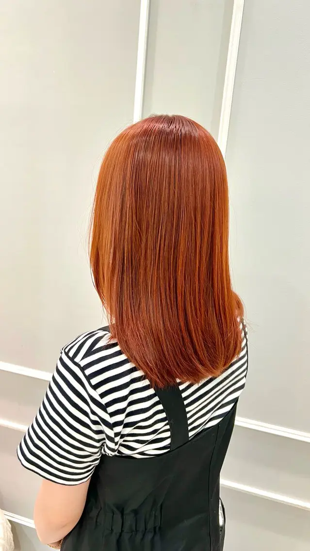ミディアム ヘアカラー 💜 市川 桃子 💜のヘアスタイル