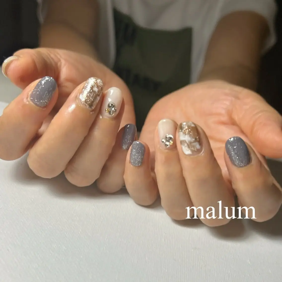 ネイル ハンドネイル malum nailのネイルデザイン