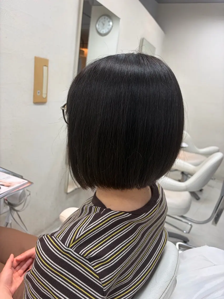 ショート ボブ カット トリートメント nagane sayakaのヘアスタイル