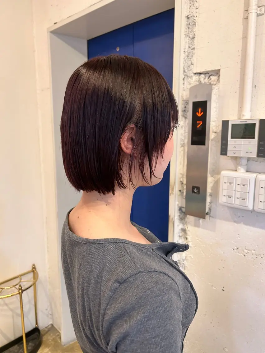 ショート カラー カット ヘアカラー ナチュラル大人っぽい スタイル　MAORIのヘアスタイル