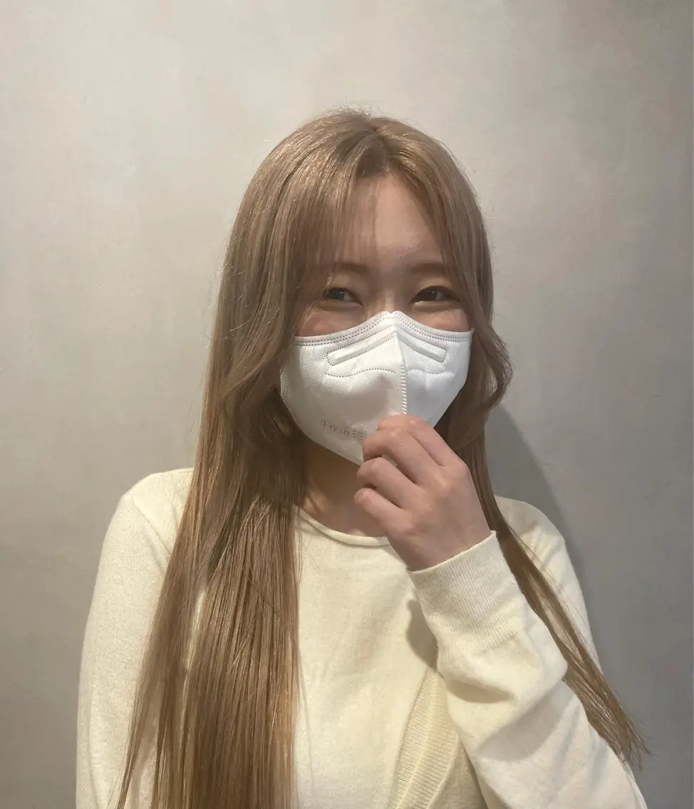 🇰🇷ダブルカラー 🇰🇷ブリーチ+カラー+トリートメント+コテ巻きまで♡の写真