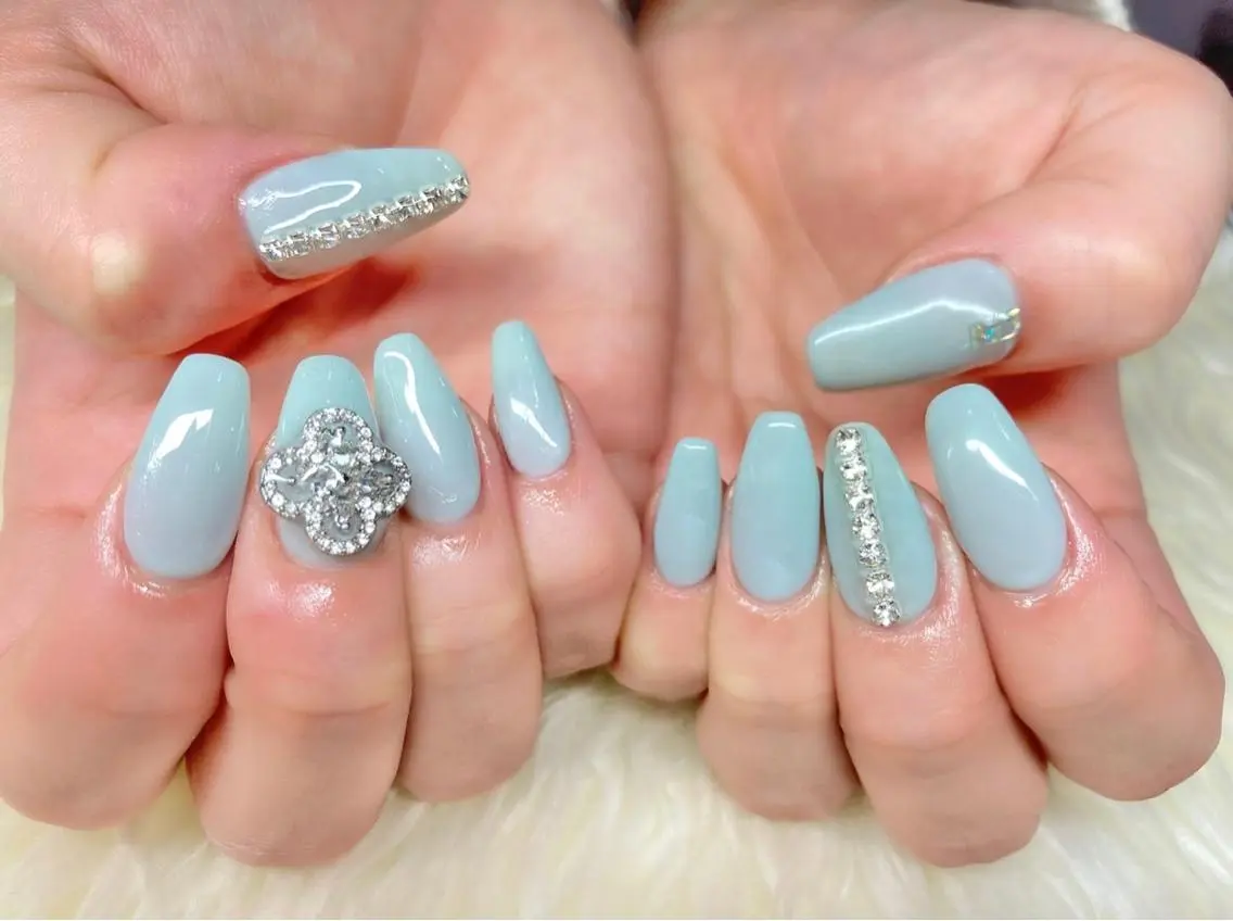 ネイル ジェルネイル 韓国ネイル パラジェル ブライダルネイル ハンドネイル Nail&eye Belire 新宿のネイルデザイン