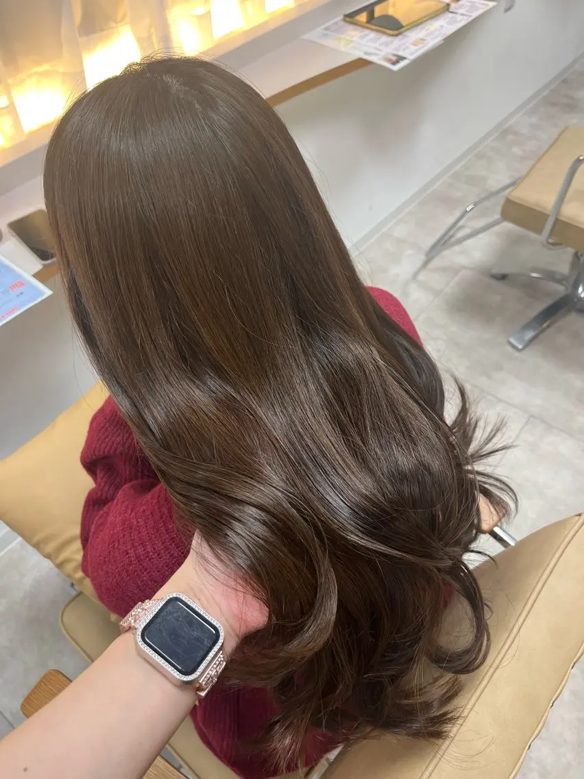 ロング KAEDE🎀 縮毛矯正＆パーマ特化のヘアスタイル