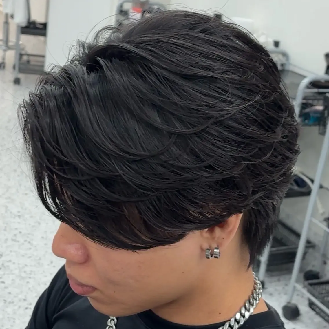 ショート パーマ メンズ カット パーマ 小山内 陸のヘアスタイル