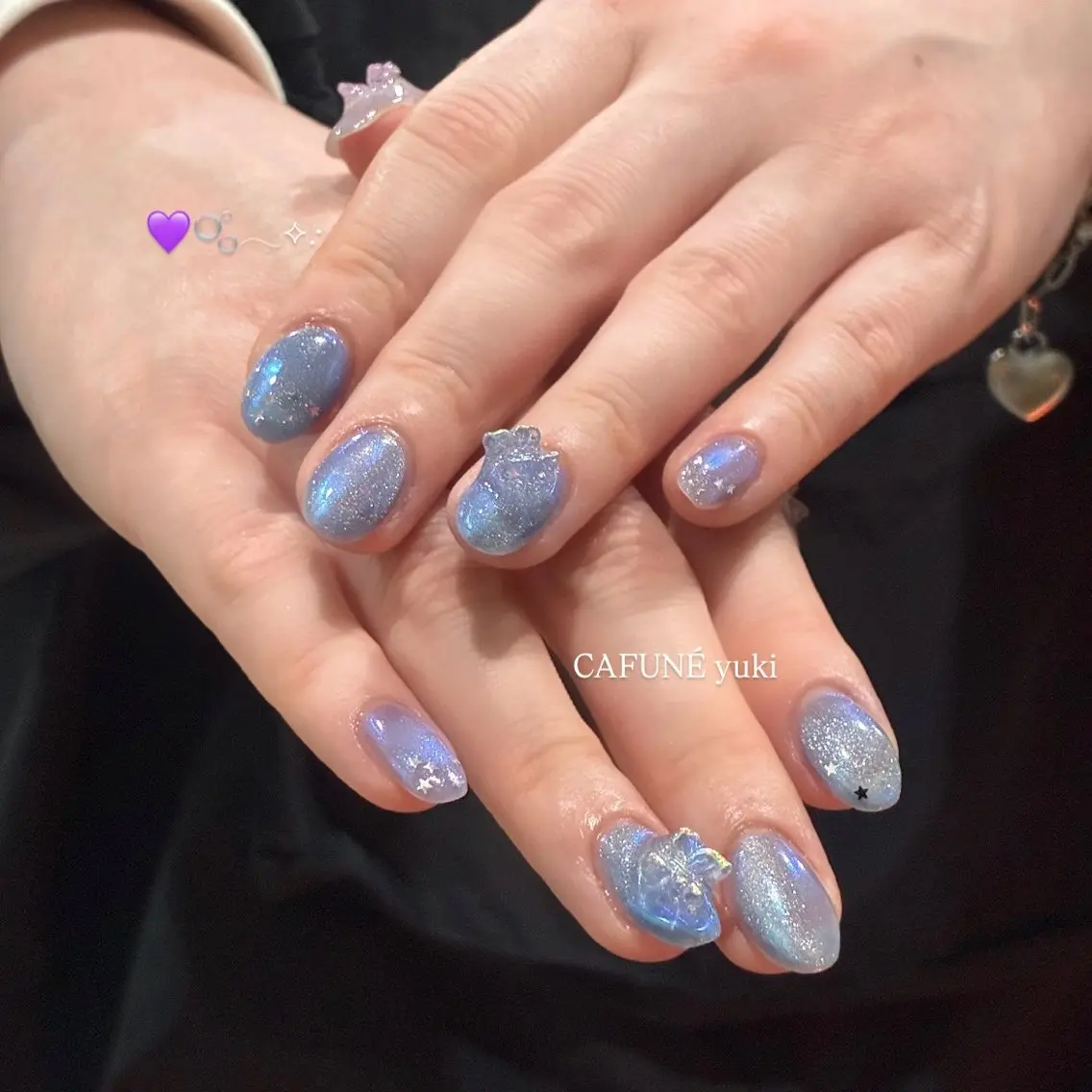 ネイル ハンドネイル 🎼CAFUNÉ_ TOKYO.•*¨のネイルデザイン