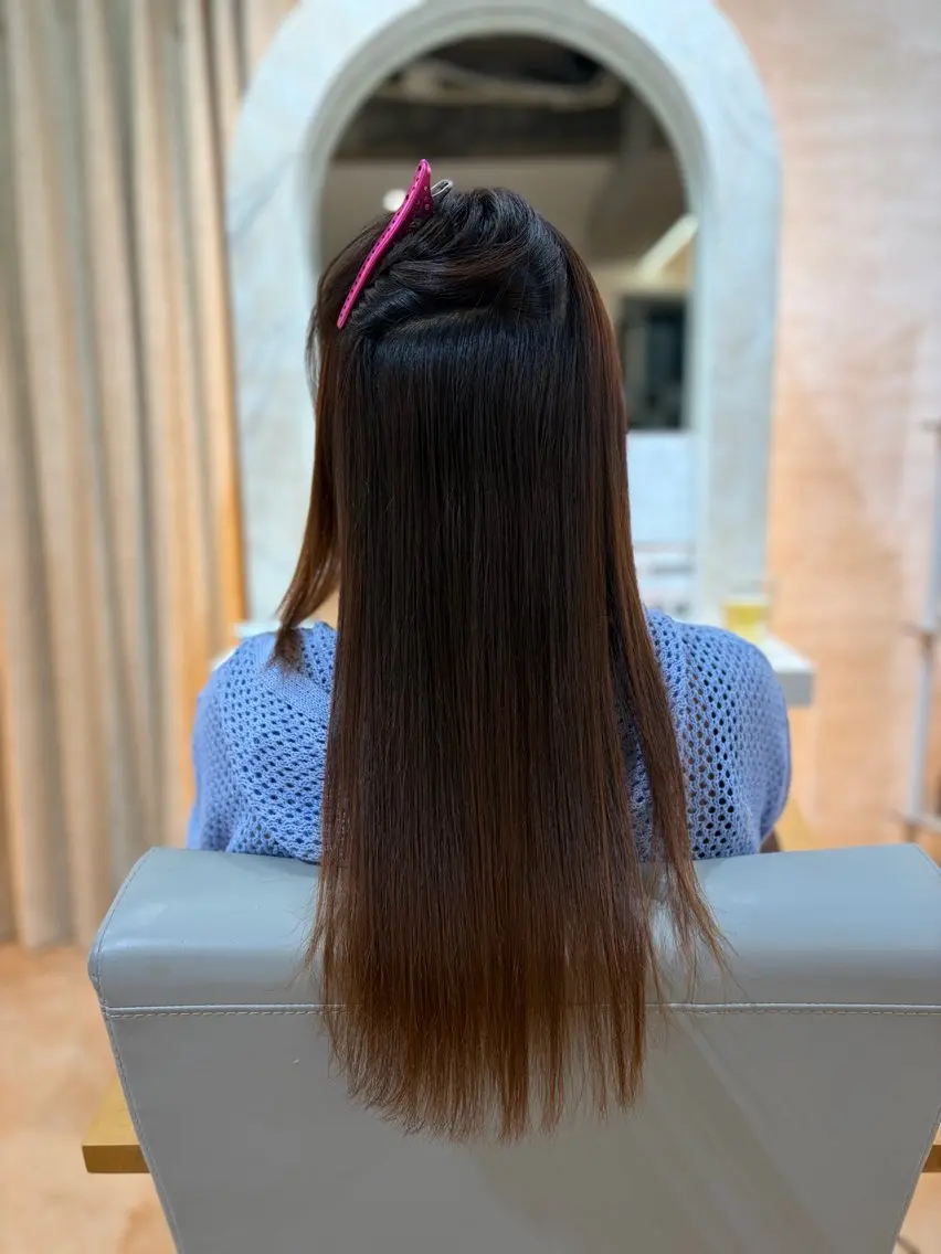 セミロング パーマ 似合わせカラー/お悩 み改善/Sorutoのヘアスタイル