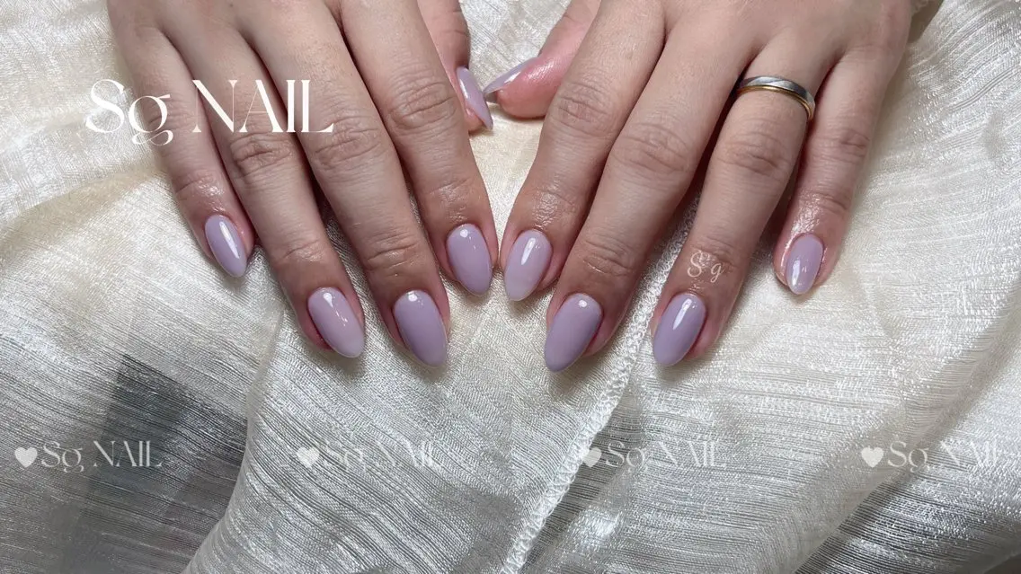ネイル ワンカラーネイル Sg Nailのネイルデザイン