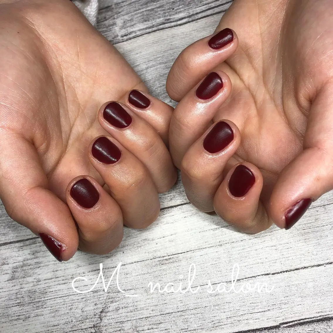 ネイル マットネイル ワンカラーネイル M_ nail salonのネイルデザイン