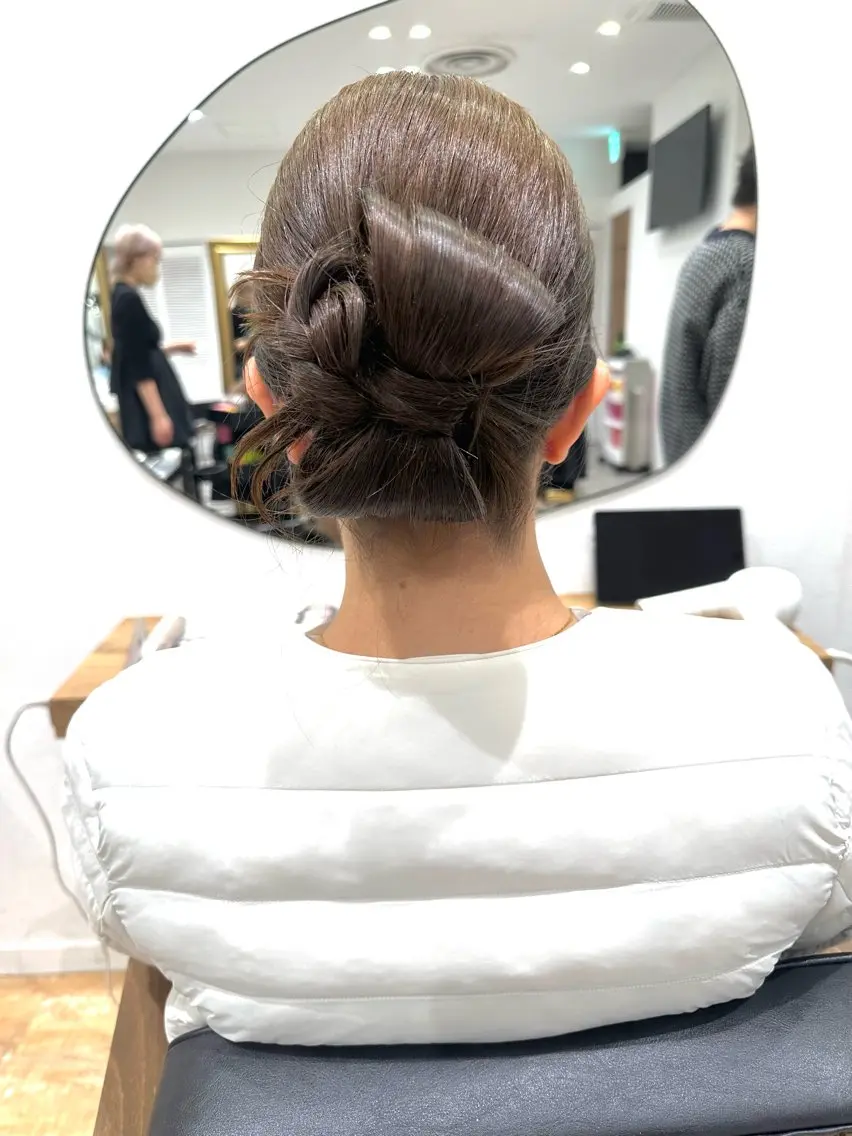 《結婚式、お出かけ前に！🙋‍♀️💕》カチモリOK🙆‍♀️ハーフアップOK🙆‍♀️ご相談ヘアセット👀✨の写真