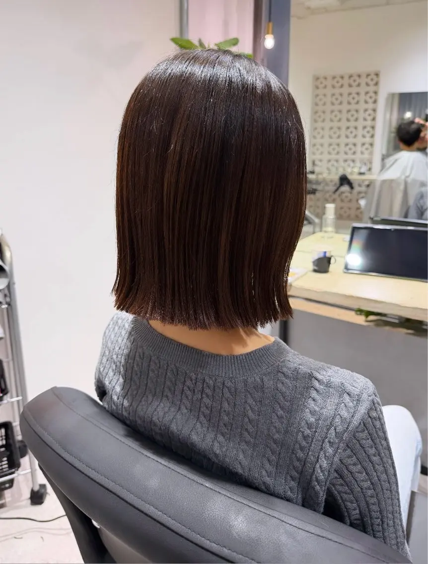 ショート カット 縮毛矯正 トリートメント SAHO /縮毛矯正 /オリーブ🌿のヘアスタイル