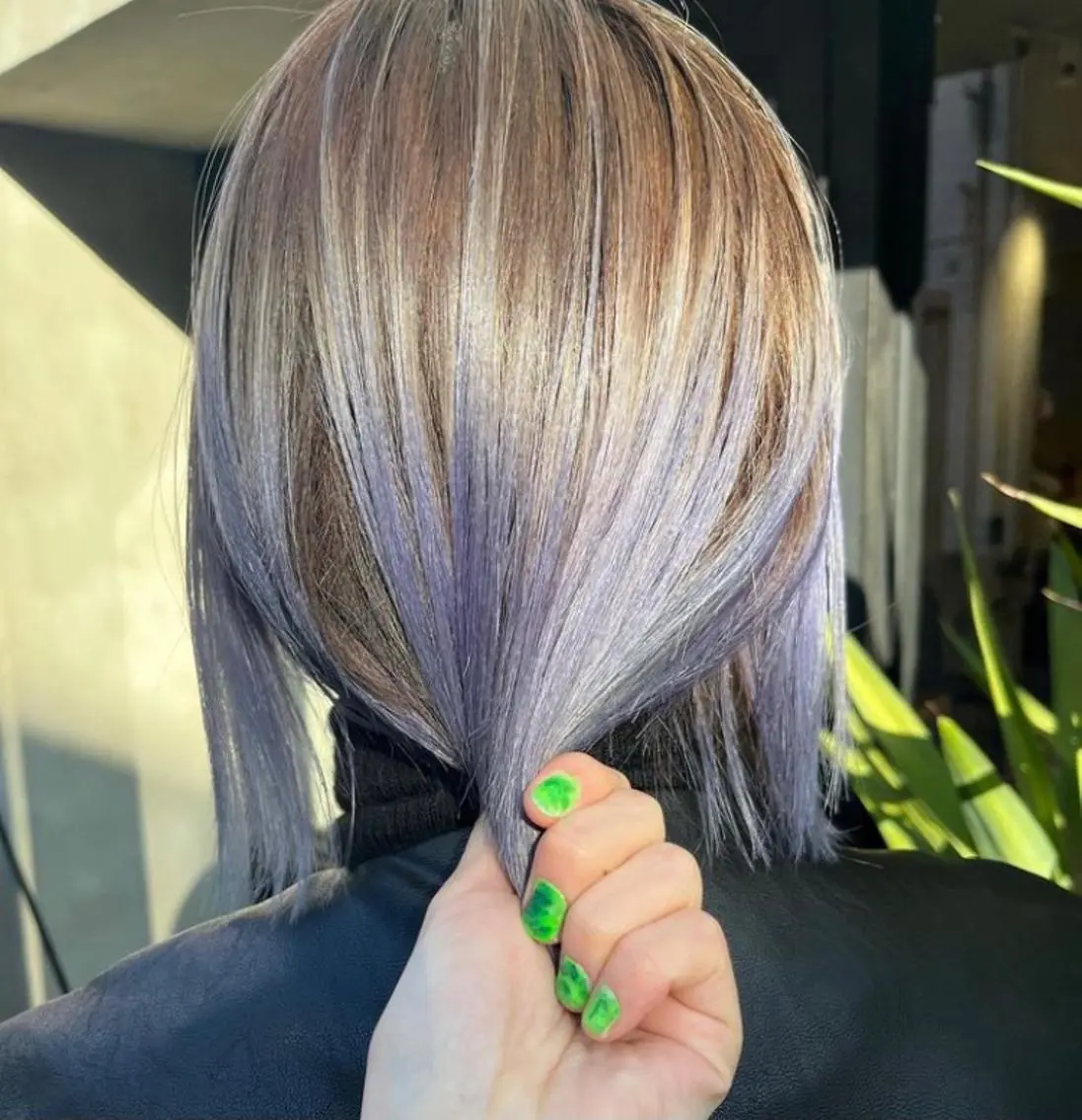 カラー ふじはら ひなこのヘアスタイル